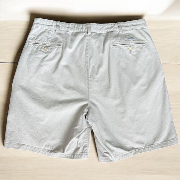 VTG Polo Ralph Lauren Shorts Mens 40 Preppy Golf Pleated Andrew Chino Made in US - Picture 5 of 6